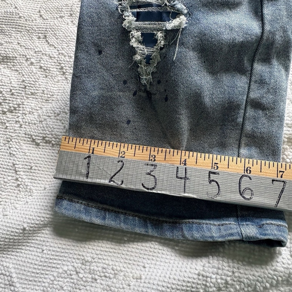 Reason Jeans Men's 38 X 33 Factory Distressed Artsy Straight Fit Tapered NWT L‎ - Picture 15 of 16